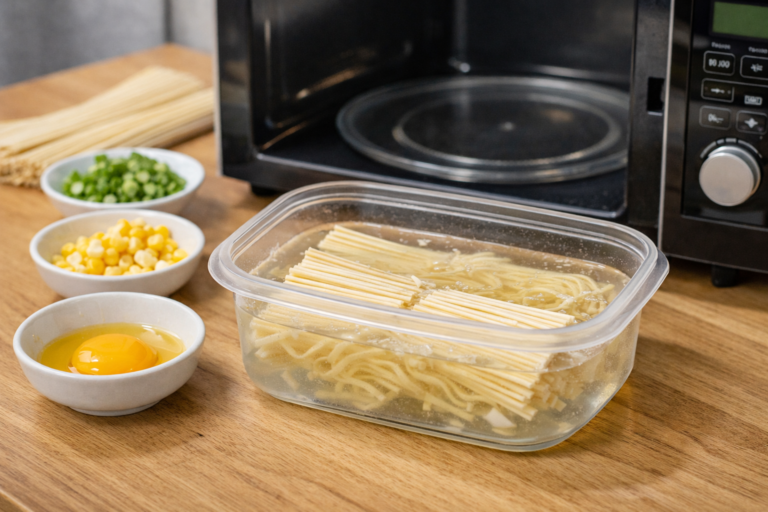 棒ラーメンはレンジで作れる？失敗しない作り方と具材を入れるタイミングも解説
