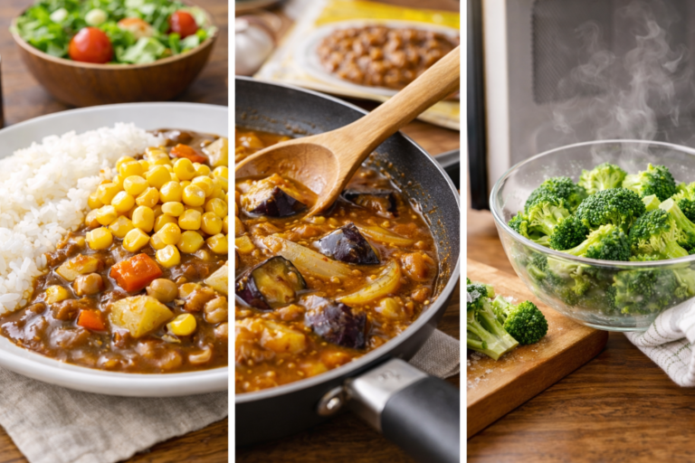 レトルトカレーの野菜アレンジまとめ｜そのまま足す・レンジ・煮込みまで解説