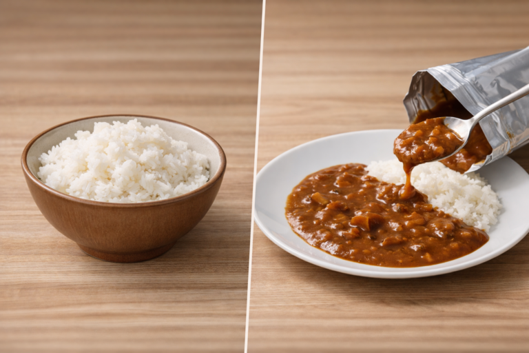 レトルトカレーはなぜカロリーが低い？家庭・外食との違いを分かりやすく解説