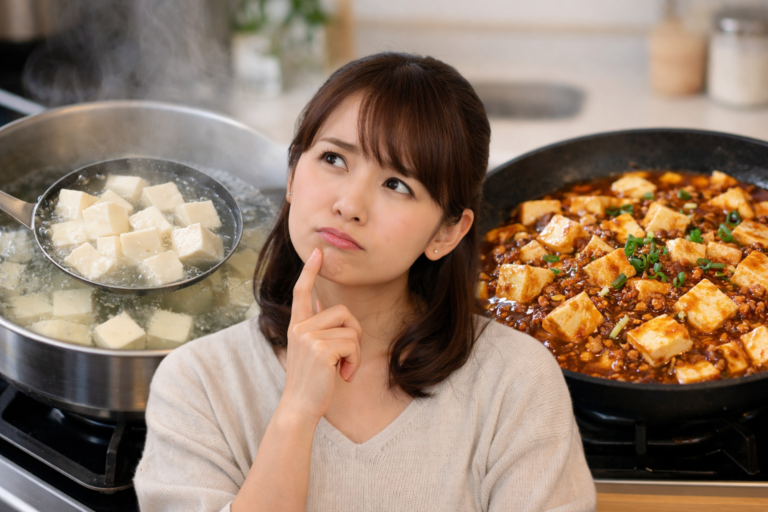 麻婆豆腐の豆腐はなぜ下茹でする？省略できる場合と正しいやり方を解説