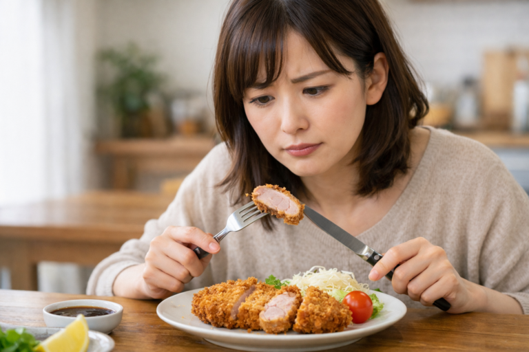 とんかつが赤いときどうする？生焼けの対処法・色の見分け方を解説！