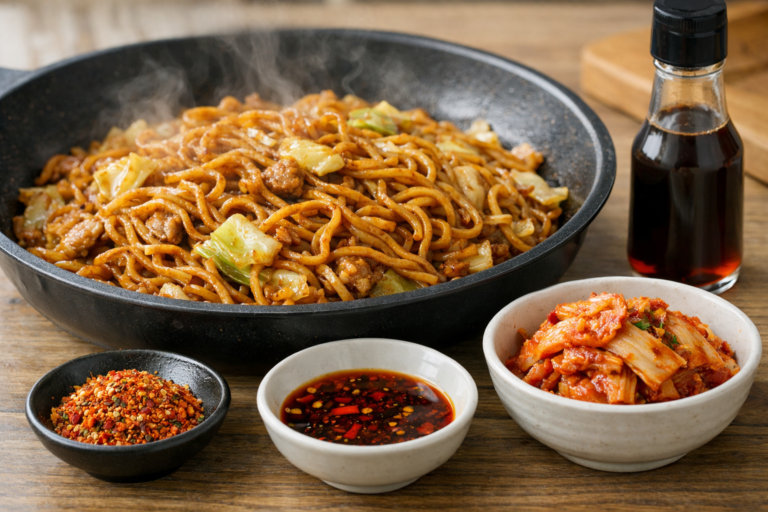 焼きそばを辛くする方法｜ソース不足の対処とピリ辛アレンジ5選