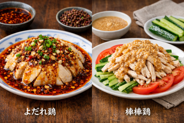 よだれ鶏とバンバンジーの違いとは？味・由来・日本での広まり方を解説