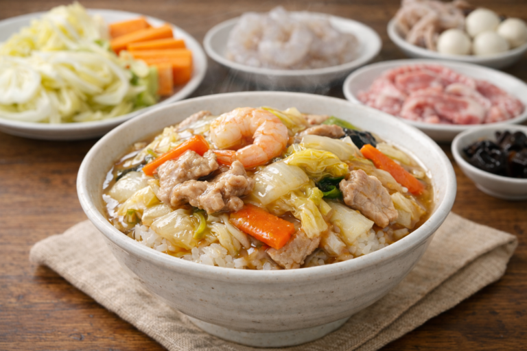 中華丼の具材まとめ｜定番からおすすめアレンジ、八宝菜との違いも解説