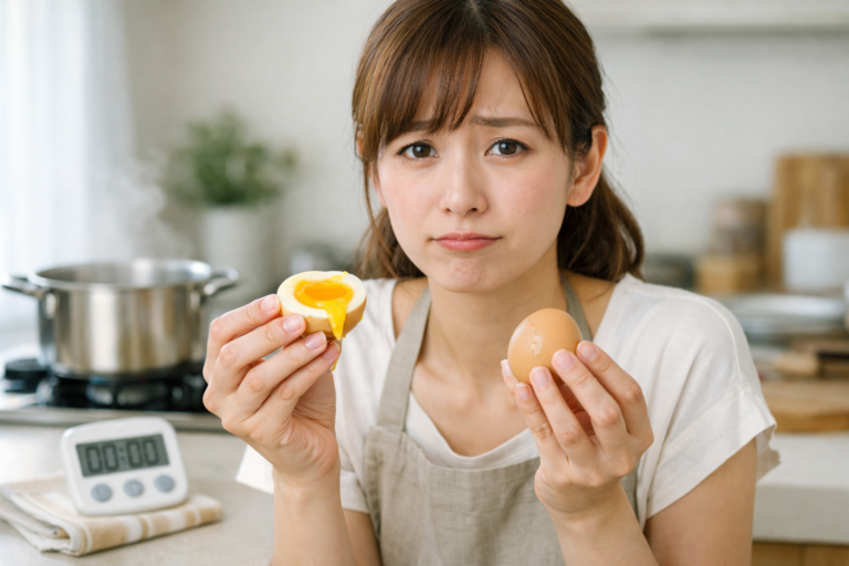 ゆで卵が柔らかすぎた時の原因と対処法｜茹で直しは何分？失敗しない時間目安も解説