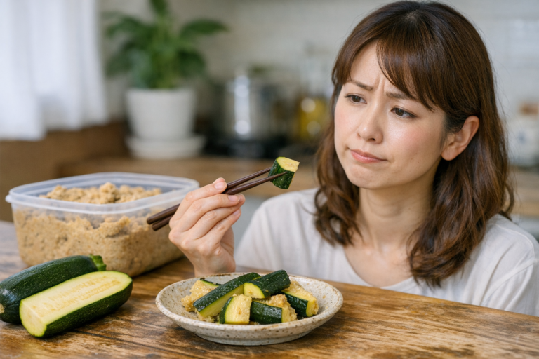 ズッキーニのぬか漬けがまずいのはなぜ？毒性のリスクと美味しい作り方を解説