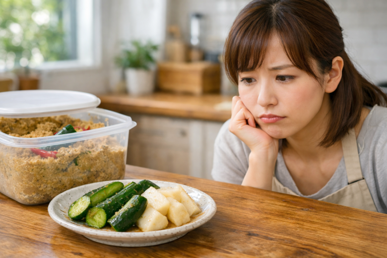 ぬか漬けが酸っぱいのは腐ってる？食べられるかの見分け方と対処法