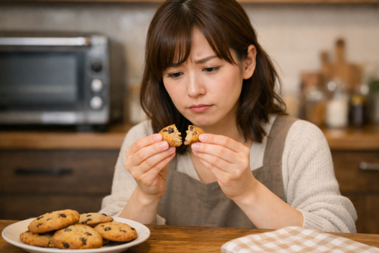クッキーの生焼けを食べてしまったけど大丈夫？症状と対処法・焼き直し方法を解説