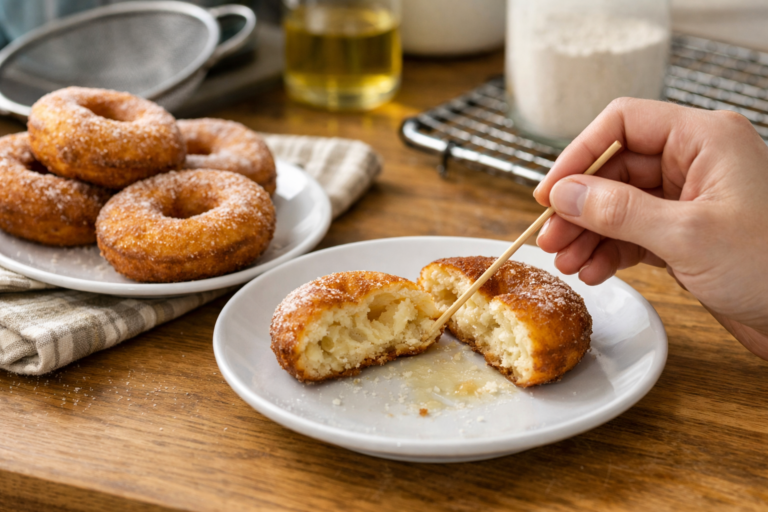 ドーナツが生焼けの見分け方と対処法！原因や食べてしまった時の注意点も解説