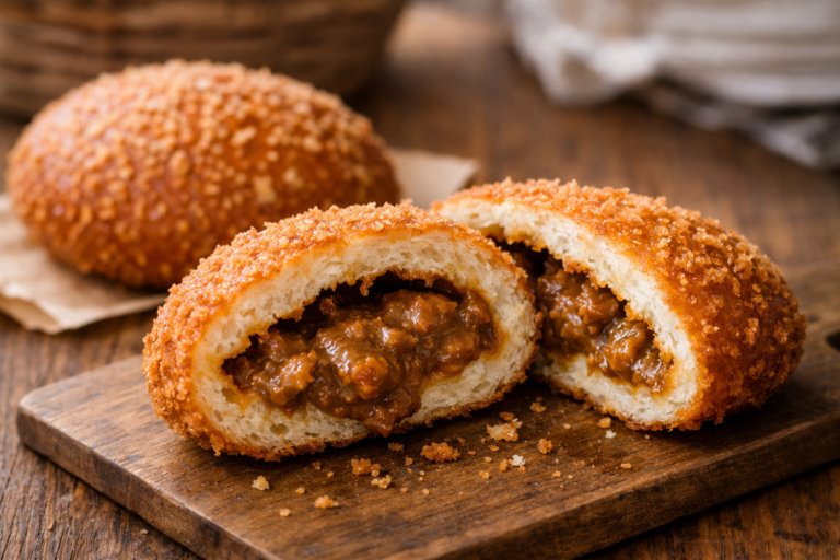 カレーパンはなぜ揚げる？パン粉をつけるのはなぜ？サクサク食感の秘密を解説