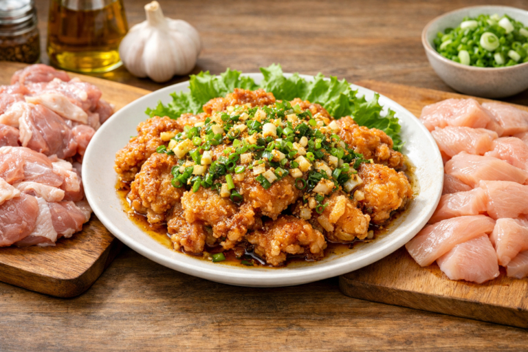 油淋鶏はもも肉とむね肉どっちが正解？仕上がりと味の違いを解説