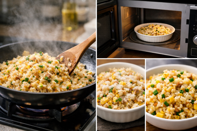 炒飯の温め直しは保存状態で決まる！常温・冷蔵・冷凍別の正しい方法