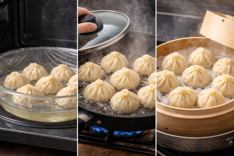 小籠包の温め直しはどうする？蒸し器・フライパン・電子レンジ別に失敗しない方法を解説