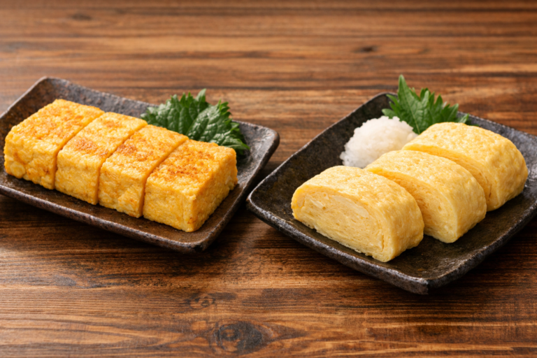 だし巻き卵と卵焼きの違いは何？味・作り方・地域差まで徹底解説