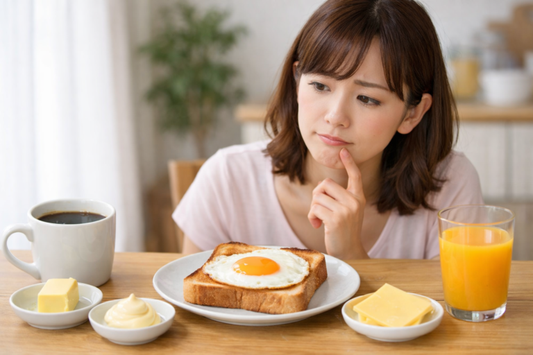 目玉焼きトーストは太る？カロリーと毎日の積み重ねの落とし穴を解説