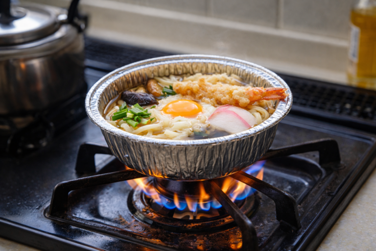 鍋焼きうどんのアルミは直火で大丈夫？作る時の注意点も教えます！