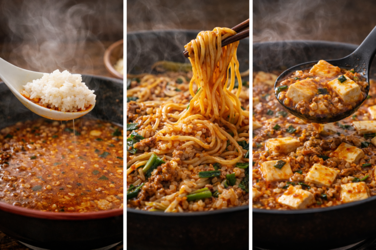 担々麺の残り汁リメイク｜ご飯を入れるだけで最後まで美味しく食べ切る方法