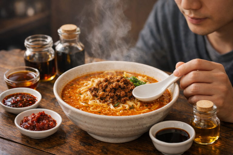 担々麺にちょい足しする調味料は？味変におすすめの簡単アレンジ