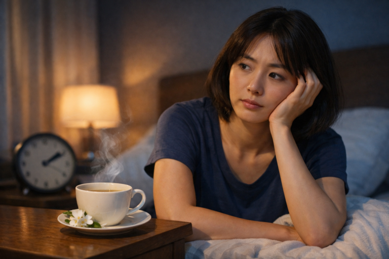 ジャスミン茶で眠れない原因はカフェイン｜夜に飲んでも大丈夫？対処法も解説