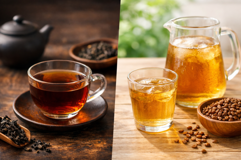 烏龍茶と麦茶の違いを徹底解説｜カフェイン・体への影響・飲む場面の正解とは？