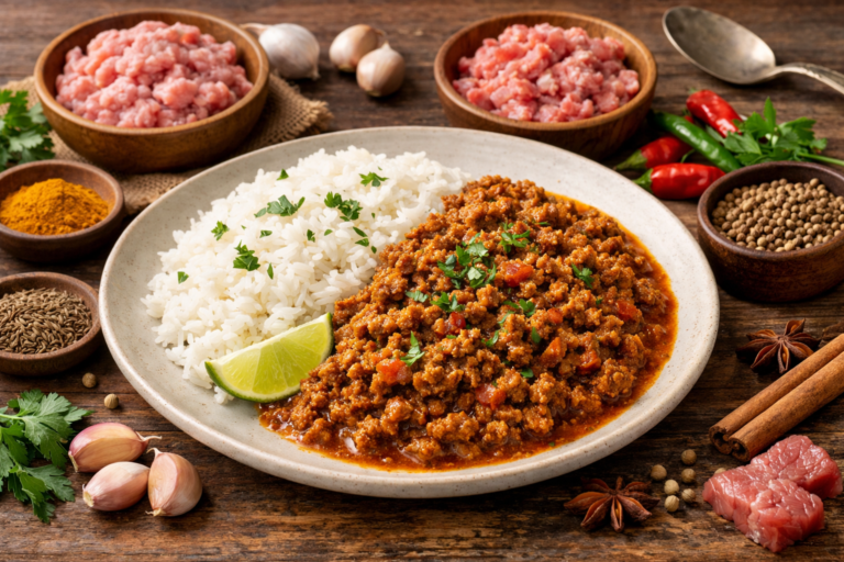 キーマカレーのひき肉は何肉が正解？定番から本場流まで徹底解説