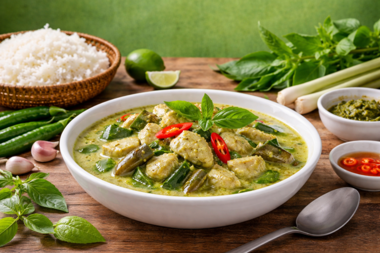 グリーンカレーはなぜ緑？色の正体を徹底解説いたします！