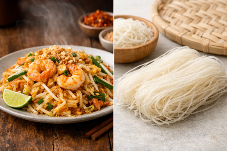 パッタイとビーフンの違いを解説｜同じ米麺でも別物な理由とは？