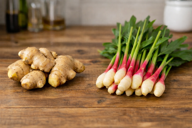根生姜と葉生姜（谷中生姜）の違いは何？味・見た目・食べ方を解説