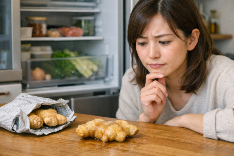 生姜がぬるぬるでも大丈夫？食べられるかの見分け方と正しい保存方法