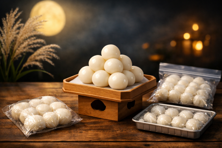 月見団子の保存方法と日持ちはどれくらい？常温・冷蔵・冷凍の違いを解説
